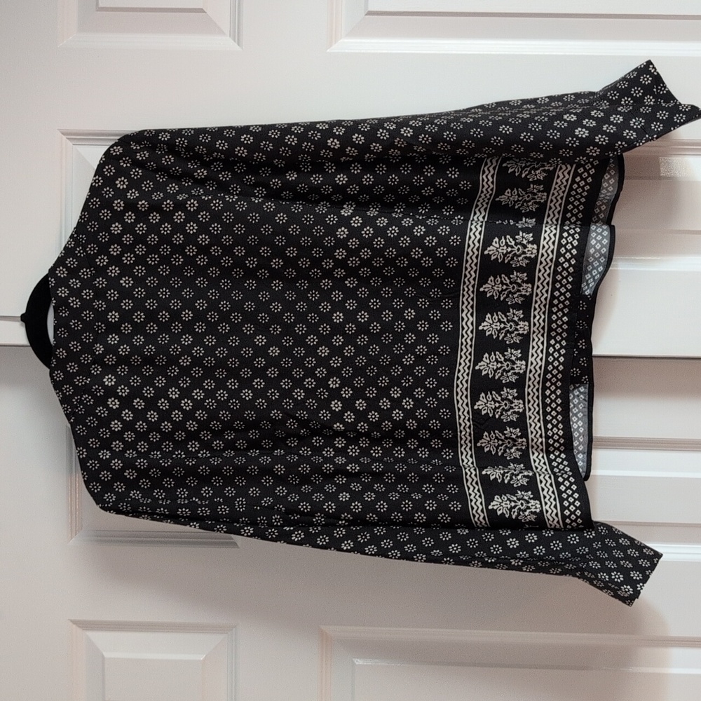 J. Crew Camp Collar Button Up Shirt in Block Print - Picture 10 of 11